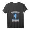 Damen Emslaender Spruch Nordrhein Westfalen NRW T-Shirt mit V-Ausschnitt - Lustiges Motiv für Emsländer, Papa & Opa