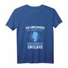 Damen Emslaender Spruch Nordrhein Westfalen NRW T-Shirt mit V-Ausschnitt - Lustiges Motiv für Emsländer, Papa & Opa