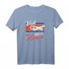 Retro-Flagge von Visit Nordkorea, Pyongyang, Kim Jong – Geschenk T-Shirt für Geschichte, Kultur & Politik Fans