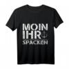 Moin Ihr Spacken Nordsee T-Shirt mit Möwen & Anker – Perfektes Geschenk für Meerliebhaber, Urlauber & Nordsee-Fans zu Geburtstagen, Weihnachten & Vatertag