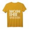 Moin Ihr Spacken Nordsee T-Shirt mit Möwen & Anker – Perfektes Geschenk für Meerliebhaber, Urlauber & Nordsee-Fans zu Geburtstagen, Weihnachten & Vatertag