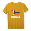 NORGE ELCH T-Shirt mit Flagge | Oslo & Norwegen Fjord Motiv - Perfektes Geschenk für Skandinavien Fans