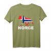 NORGE ELCH T-Shirt mit Flagge | Oslo & Norwegen Fjord Motiv - Perfektes Geschenk für Skandinavien Fans