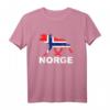 NORGE ELCH T-Shirt mit Flagge | Oslo & Norwegen Fjord Motiv - Perfektes Geschenk für Skandinavien Fans