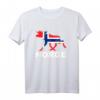 NORGE ELCH T-Shirt mit Flagge | Oslo & Norwegen Fjord Motiv - Perfektes Geschenk für Skandinavien Fans