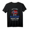 Norwegen Flagge Elch T-Shirt - Lustiges Norwegen Outfit für Camping, Urlaub & Geschenkideen für Nordlichter