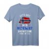 Norwegen Flagge Elch T-Shirt - Lustiges Norwegen Outfit für Camping, Urlaub & Geschenkideen für Nordlichter