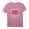 Lustiges Norwegen Fan T-Shirt mit Flagge – Perfekt für Skandinavien-Liebhaber & Norwegen-Reisende