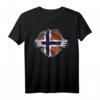 Norwegen Skandinavien T-Shirt mit Wikinger-Design – Perfekt für Norwegenfans, Urlaub & Städtereisen in Oslo