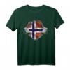 Norwegen Skandinavien T-Shirt mit Wikinger-Design – Perfekt für Norwegenfans, Urlaub & Städtereisen in Oslo
