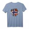 Norwegen Skandinavien T-Shirt mit Wikinger-Design – Perfekt für Norwegenfans, Urlaub & Städtereisen in Oslo