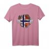 Norwegen Skandinavien T-Shirt mit Wikinger-Design – Perfekt für Norwegenfans, Urlaub & Städtereisen in Oslo