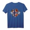 Norwegen Skandinavien T-Shirt mit Wikinger-Design – Perfekt für Norwegenfans, Urlaub & Städtereisen in Oslo