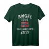GEIRANGERFJORD 2019 - Witziges Angel T-Shirt für Norwegen Fans, Angler & Fjordliebhaber – Perfekt für Angelreisen & Norwegen-Urlaub