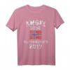 GEIRANGERFJORD 2019 - Witziges Angel T-Shirt für Norwegen Fans, Angler & Fjordliebhaber – Perfekt für Angelreisen & Norwegen-Urlaub