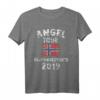 GEIRANGERFJORD 2019 - Witziges Angel T-Shirt für Norwegen Fans, Angler & Fjordliebhaber – Perfekt für Angelreisen & Norwegen-Urlaub