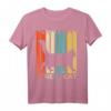 Retro Vintage Norwegische Waldkatze Silhouette T-Shirt für Damen und Herren – Perfektes Geschenk für Katzenliebhaber & Norwegische Katzenbesitzer