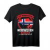 Norwegen Angeln T-Shirt Geschenk - Urlaubskleidung für Angler mit schwedischer Flagge & Angler Sprüchen