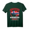 Norwegen Angeln T-Shirt Geschenk - Urlaubskleidung für Angler mit schwedischer Flagge & Angler Sprüchen