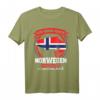 Norwegen Angeln T-Shirt Geschenk - Urlaubskleidung für Angler mit schwedischer Flagge & Angler Sprüchen