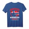 Norwegen Angeln T-Shirt Geschenk - Urlaubskleidung für Angler mit schwedischer Flagge & Angler Sprüchen