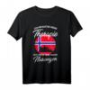 Norwegische Flagge T-Shirt - Perfektes Geschenk für Norwegen-Fans, Urlauber & Menschen mit norwegischer Abstammung