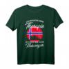 Norwegische Flagge T-Shirt - Perfektes Geschenk für Norwegen-Fans, Urlauber & Menschen mit norwegischer Abstammung