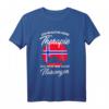 Norwegische Flagge T-Shirt - Perfektes Geschenk für Norwegen-Fans, Urlauber & Menschen mit norwegischer Abstammung
