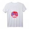 Norwegische Flagge T-Shirt - Perfektes Geschenk für Norwegen-Fans, Urlauber & Menschen mit norwegischer Abstammung