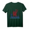 Norwegisches Schiff Segeln Geschenk - Norwegen T-Shirt mit Flagge für Skandinavien- und Wikinger-Liebhaber, perfekt zu Weihnachten & Geburtstag