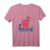 Norwegisches Schiff Segeln Geschenk - Norwegen T-Shirt mit Flagge für Skandinavien- und Wikinger-Liebhaber, perfekt zu Weihnachten & Geburtstag