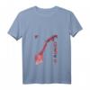 Damen Skandinavien Norwegen T-Shirt mit V-Ausschnitt - Perfekt für Norwegen- und Skandinavien-Fans, Urlaub, Geburtstag & Weihnachten