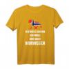 Ich Muss Gar Nix Ich Muss Nur Nach Norwegen T-Shirt – Norwegen Motiv mit Elch, Flagge & Fjorden für Urlauber & Norwegen-Fans