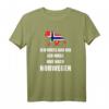 Ich Muss Gar Nix Ich Muss Nur Nach Norwegen T-Shirt – Norwegen Motiv mit Elch, Flagge & Fjorden für Urlauber & Norwegen-Fans