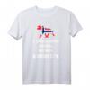 Ich Muss Gar Nix Ich Muss Nur Nach Norwegen T-Shirt – Norwegen Motiv mit Elch, Flagge & Fjorden für Urlauber & Norwegen-Fans
