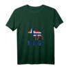 Damen Norge Elch T-Shirt mit Norwegen Flagge – Perfekt für Norwegen-Urlaub, Fjorde, Berge und Angeln