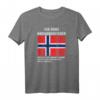 Ich habe Norwegenfieber Norwegen Norge Urlaub T-Shirt – Perfektes Geschenk für Norwegen-Fans und Skandinavien-Reisende