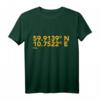 Oslo, Norwegen Koordinaten T-Shirt – Perfektes Souvenir für Norwegen-Reisende und Geographie-Fans
