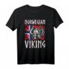 Norwegen Wikinger Nordmänner T-Shirt mit norwegischer Flagge – Perfektes Geschenk für Wikinger Fans, Norwegen-Reisende & Nordische Mythologie Liebhaber