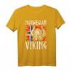 Norwegen Wikinger Nordmänner T-Shirt mit norwegischer Flagge – Perfektes Geschenk für Wikinger Fans, Norwegen-Reisende & Nordische Mythologie Liebhaber