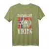 Norwegen Wikinger Nordmänner T-Shirt mit norwegischer Flagge – Perfektes Geschenk für Wikinger Fans, Norwegen-Reisende & Nordische Mythologie Liebhaber