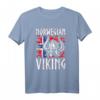 Norwegen Wikinger Nordmänner T-Shirt mit norwegischer Flagge – Perfektes Geschenk für Wikinger Fans, Norwegen-Reisende & Nordische Mythologie Liebhaber