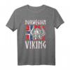 Norwegen Wikinger Nordmänner T-Shirt mit norwegischer Flagge – Perfektes Geschenk für Wikinger Fans, Norwegen-Reisende & Nordische Mythologie Liebhaber