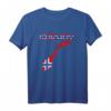 Norwegen T-Shirt mit Flagge – Geschenkidee für Skandinavien-Fans, Wikinger, Angler & Urlauber zu Weihnachten & Geburtstag