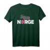 Elch mit Norwegen Flagge T-Shirt – Perfektes Geschenk für Norwegen- und Skandinavien-Reisende