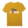 Elch mit Norwegen Flagge T-Shirt – Perfektes Geschenk für Norwegen- und Skandinavien-Reisende