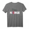 Elch mit Norwegen Flagge T-Shirt – Perfektes Geschenk für Norwegen- und Skandinavien-Reisende