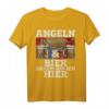 Herren Angeln in Norwegen T-Shirt – Lustiges Heilbutt & Bier Spruch Geschenk für Angelurlaub 2023