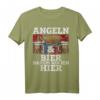 Herren Angeln in Norwegen T-Shirt – Lustiges Heilbutt & Bier Spruch Geschenk für Angelurlaub 2023