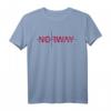 Norwegen Flagge T-Shirt - Skandinavien Urlaub, Camping, Fahrrad, Motorrad & Van Reisebekleidung